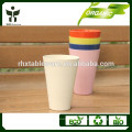 Taza de consumición de bambú biodegradable